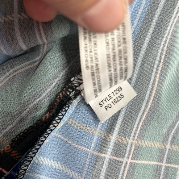 Eloquii Plus Size Wrap Tie Front Blouse Size 16 - Picture 8 of 8